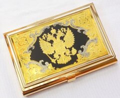 Визитница Герб РФ 9