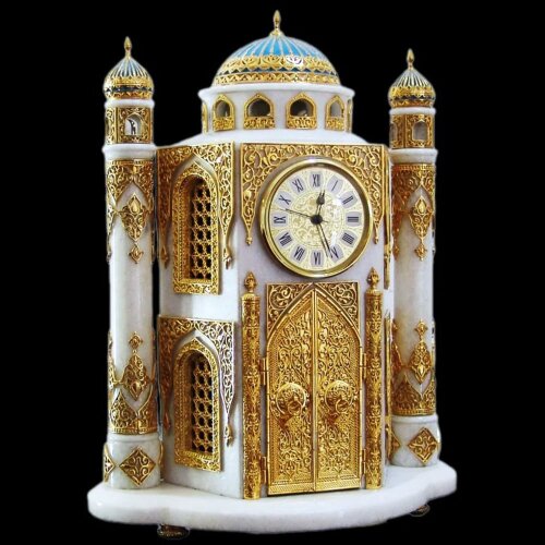 Подарочная шкатулка с часами «Мечеть золотая» в подарок мусульманину