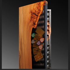 Набор для покера «Подарочный» из массива дерева ценных пород