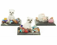 Статуэтка «Собачка белая»