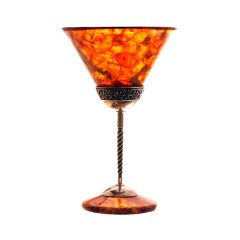 Янтарный бокал для мартини «Антик»