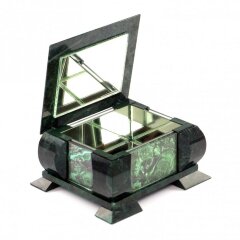 Подарочная шкатулка из камня «Хозяйка медной горы» с фоторамкой