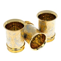 Набор для водки с икорницей «Три кита» на нефрите с тремя стопками