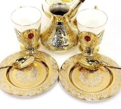 Кофейный сервиз «Сердолик»