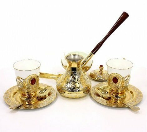 Кофейный сервиз «Сердолик»