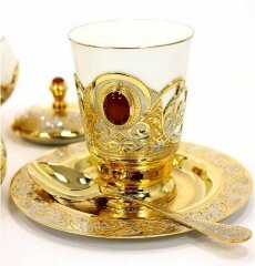 Кофейный сервиз «Сердолик»