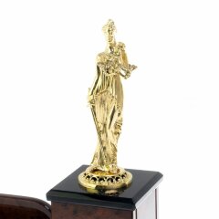 Настольный набор с часами «Фемида» из обсидиана в подарок юристу