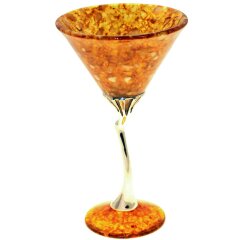 Янтарный бокал для мартини «Лето»
