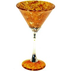 Янтарный бокал для мартини «Лето»
