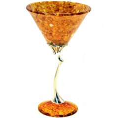 Янтарный бокал для мартини «Лето»
