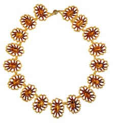 Янтарное колье «Юность»