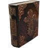 Подарочная книга «Библия» в кожаном коробе иконостас-складень