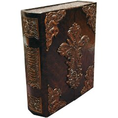 Подарочная книга «Библия» в кожаном коробе иконостас-складень