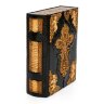 Подарочная книга «Библия» в кожаном коробе иконостас-складень