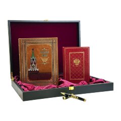 Подарочный набор книги «Государева служба» с блокнотом и ручкой роллер