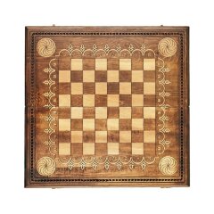 Резные шахматы «Бесконечность» с нардами