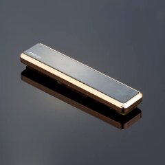 Женская зажигалка «Мозаика» украшенная натуральным янтарём