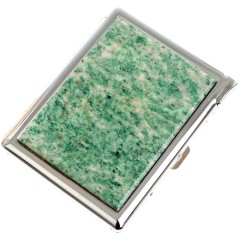 Сигаретница карманная на 10 сигарет «Лиственит» с зажигалкой в подарок парню