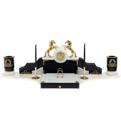 Настольный набор органайзер «Вольные лошади» в подарок руководителю