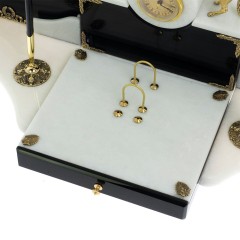 Настольный набор органайзер «Вольные лошади» в подарок руководителю