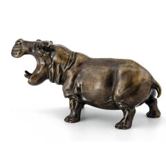Бронзовая фигурка «Бегемот» в подарок охотнику