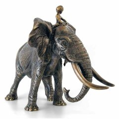 Бронзовая статуэтка «Слон индийский»