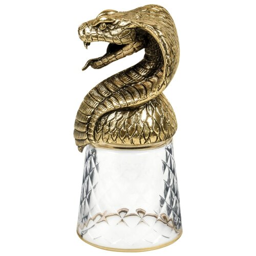 Подарочные стопки перевёртыши «Змея кобра» в дизайнерском футляре