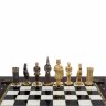 Шахматный ларец «Камелот» с бронзовыми фигурами