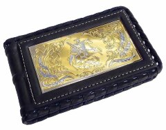 Визитница кожаная Георгий Победоносец