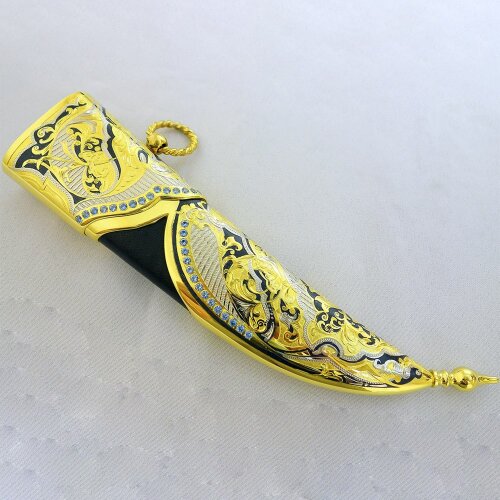 Подарочный нож «Капитан» с позолоченным клинком