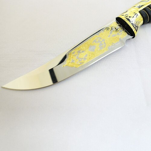 Подарочный нож «Капитан» с позолоченным клинком