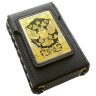 Карманная сигаретница «Герб России» из натуральной кожи для пачки сигарет