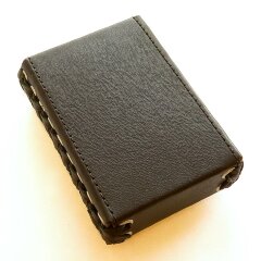 Карманная сигаретница «Герб России» из натуральной кожи для пачки сигарет