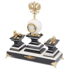 Настольный набор «Герб» (мрамор)