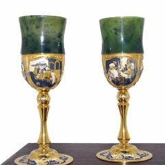 Винные фужеры «Нефритовые»