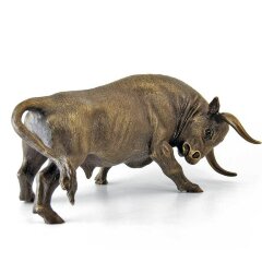 Бронзовая фигурка «Бык» в подарок бизнесмену