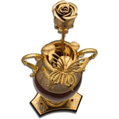 Интерьерная ваза «Фелиция» (нефрит)