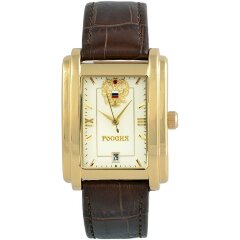 Наручные часы «Герб России» (позолота, рубин)