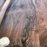 Деревянные резные нарды «ОРНАМЕНТ»