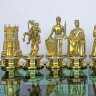 Подарочные шахматы ручной работы «Империя» с позолоченными фигурами