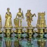 Подарочные шахматы ручной работы «Империя» с позолоченными фигурами