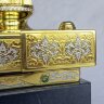 Подарочные шахматы ручной работы «Империя» с позолоченными фигурами
