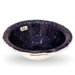 Фиолетовая тарелка «Ардезия опера» для праздничного стола