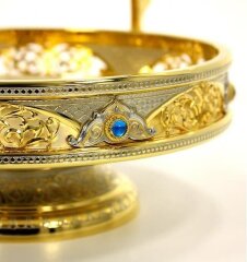 Конфетница «Золотая корзина»