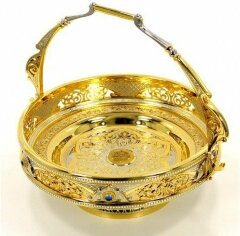 Конфетница «Золотая корзина»