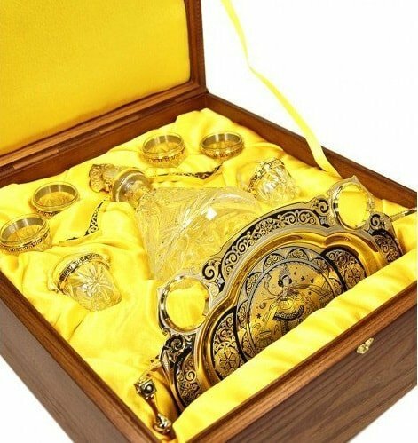 Водочный набор «Барышня с коромыслом»