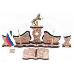 Настольный набор «Конь с попоной» (креноид)