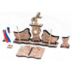 Настольный набор «Конь с попоной» (креноид)