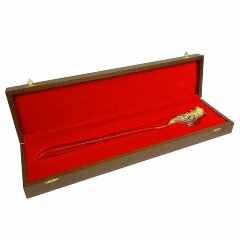 Позолоченная ложка для обуви «Мопс»