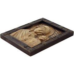 Резная икона «Казанская Божья матерь» (малая)